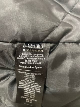 Parka forrada marca Do Rego and Novoa, con chaleco