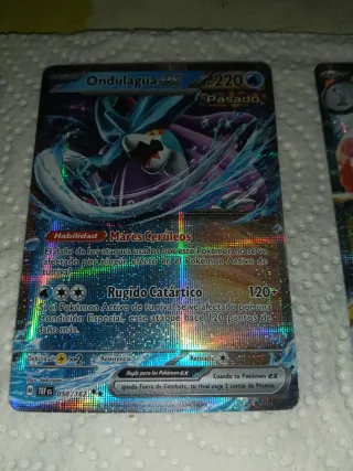 Carta Pokémon Ondulagua EX PS 220