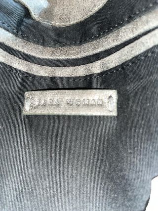 Bolso Zara gris tachuelas cadena