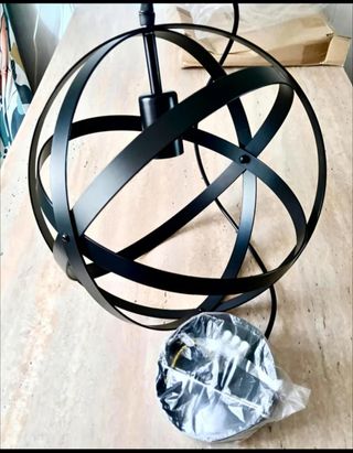 Lámpara de Techo Industrial Bola de Hierro - Nueva