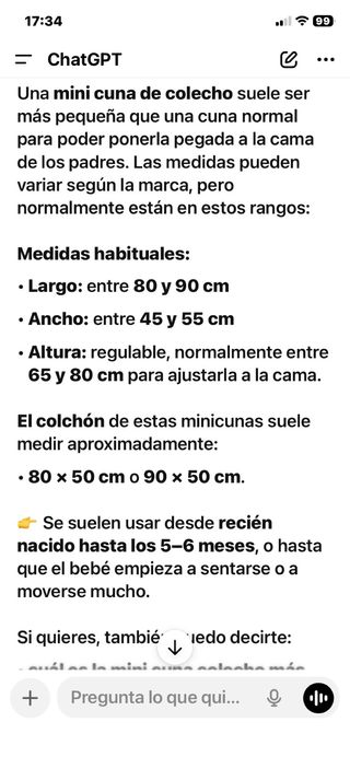 Mini cuna gris y madera