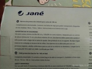 Barrera de cama abatible Jané