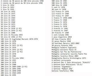 Monete, Medaglie E Gettoni Vari (234 PZ)