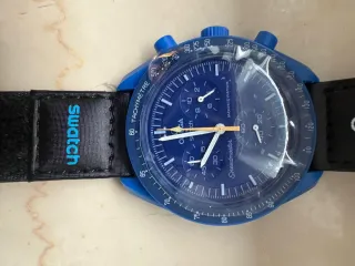 Omega X Swatch MISSION TO THE MOON Neptune Gold