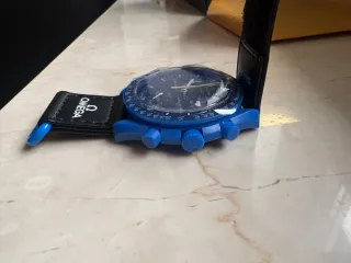 Omega X Swatch MISSION TO THE MOON Neptune Gold