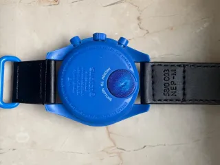 Omega X Swatch MISSION TO THE MOON Neptune Gold