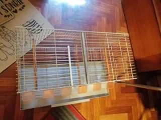 Jaula de cría pajaros metal