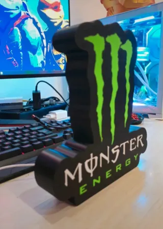 Lampada Led Monster Energy