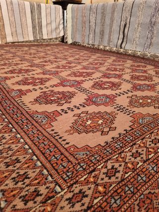 Tappeto persiano annodato a mano con seta