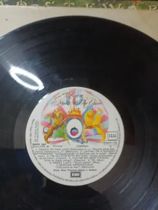Lp vinilo de Queen ANight At The Opera