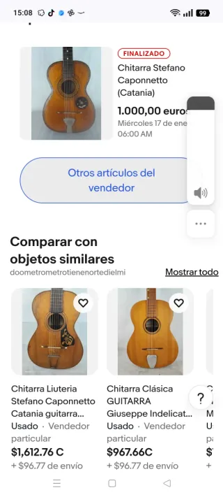 Guitarra antigua  del año 1939