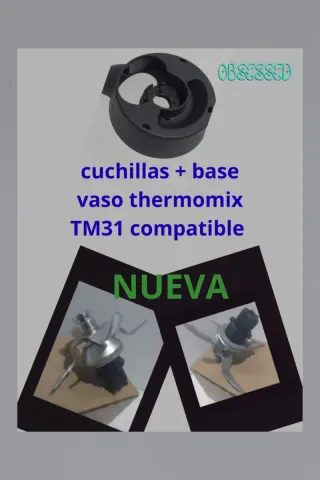 CUCHILLAS  + BASE VASO  THERMOMIX TM31