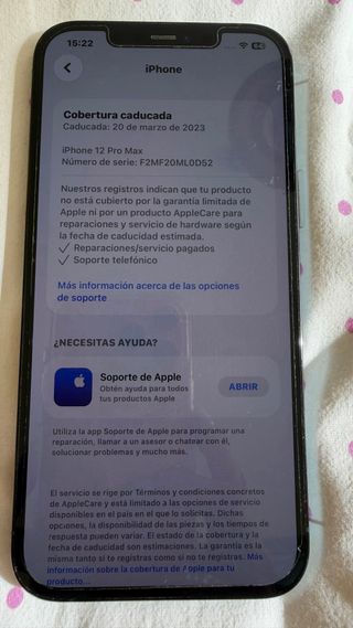 iPhone 12 Pro Max, 128 GB Impecable Azul pacifico