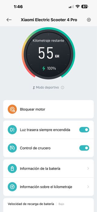 Patinete xiaomi 4 pro con todos sus accesorios