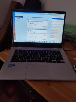 Chromebook Asus, Intel Celeron N3350 @1.10 GHz