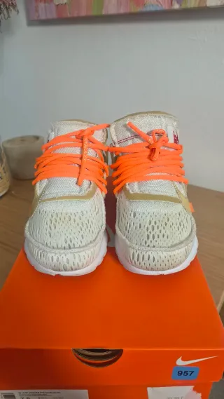 Nike X off white presto white
