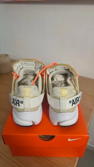 Nike X off white presto white