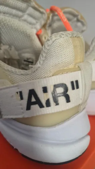 Nike X off white presto white