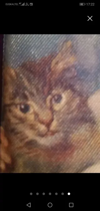 ANTIGUO CUADRO DE JOVEN DAMA EN TELA