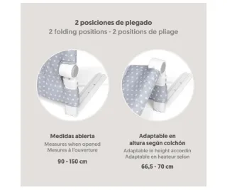 Interbaby Barrera Seguridad Niños Cama Abatible 15