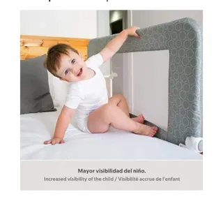 Interbaby Barrera Seguridad Niños Cama Abatible 15