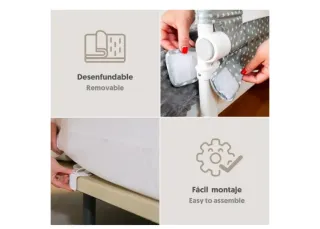 Interbaby Barrera Seguridad Niños Cama Abatible 15