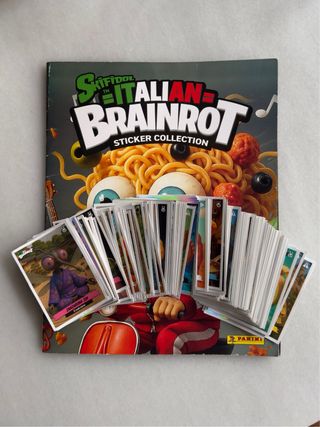Cromos Italian Brainrot sticker collection