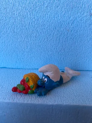 Figura de PVC de los Pitufos, lote de 8