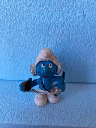 Figura de PVC de los Pitufos, lote de 8