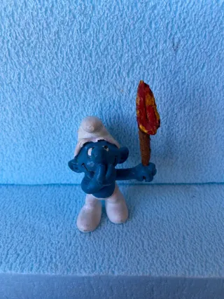 Figura de PVC de los Pitufos, lote de 8