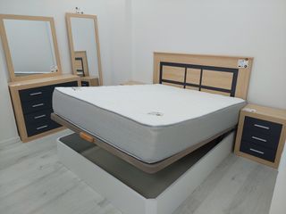 Set completo camera da letto nuovo marrone e nero