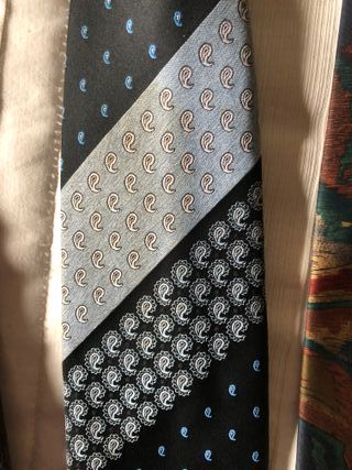 3 corbatas vintage