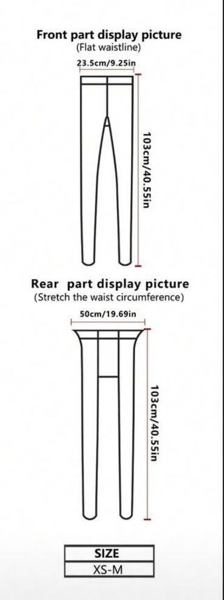 Medias negras cálidas XS-M