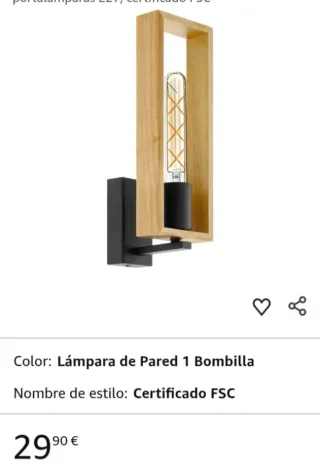 Eglo lámpara de pared Littleton