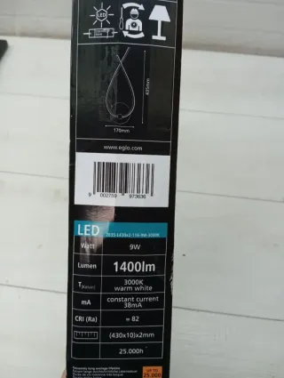 Lámpara de pared 9 w EGLO LED