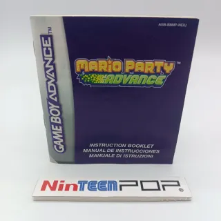 Manual Mario Party Advance Nintendo Game Boy