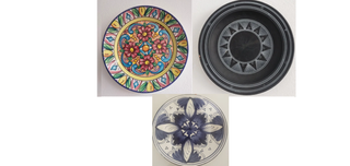 lote platos cerámica