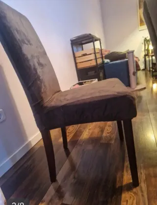 Conjunto de mesa de comedor y 8 sillas