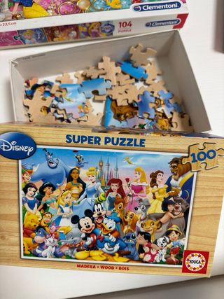 Lote puzzles Disney