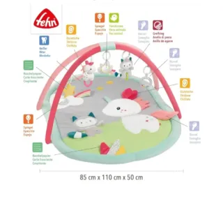 Manta de juego para bebé con arco