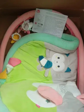 Manta de juego para bebé con arco