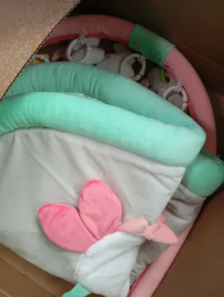 Manta de juego para bebé con arco