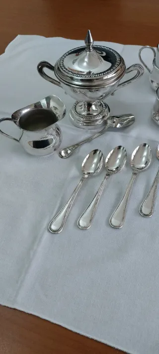 Set da caffè silver plated