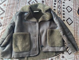 chaqueta aviador pull@bear interior borreguito XS