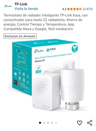 TP-Link Kasa Termostato Radiador Inteligente