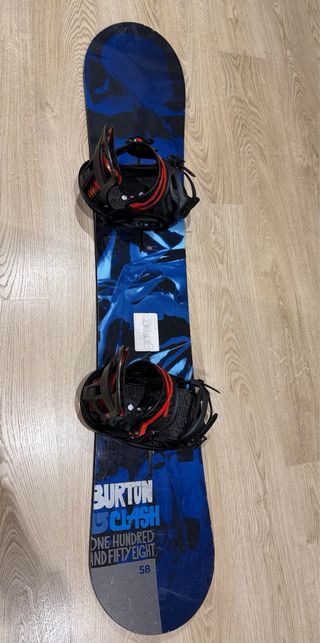 Tabla Snowboard Burton Clash 58 fijaciones GENESIS