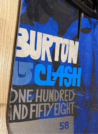 Tabla Snowboard Burton Clash 58 fijaciones GENESIS
