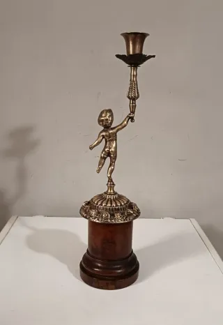 Candeliere monumentale 46 cm - stile neoclassico -