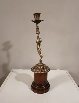 Candeliere monumentale 46 cm - stile neoclassico -