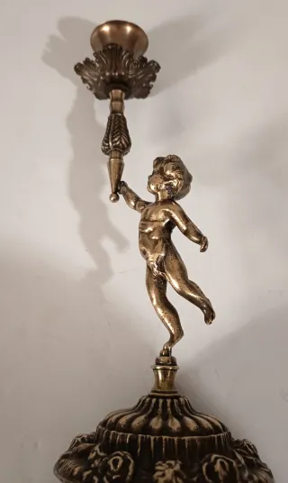 Candeliere monumentale 46 cm - stile neoclassico -